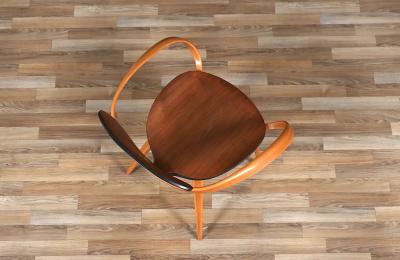 Norman Cherner Mid Century Pretzel Arm Chair by Norman Cherner for Plycraft