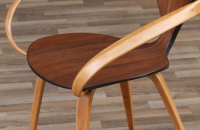 Norman Cherner Set of 4 Pretzel Armchairs by Norman Cherner for Plycraft