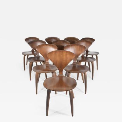 Norman Cherner Set of Ten Cherner Side Chairs