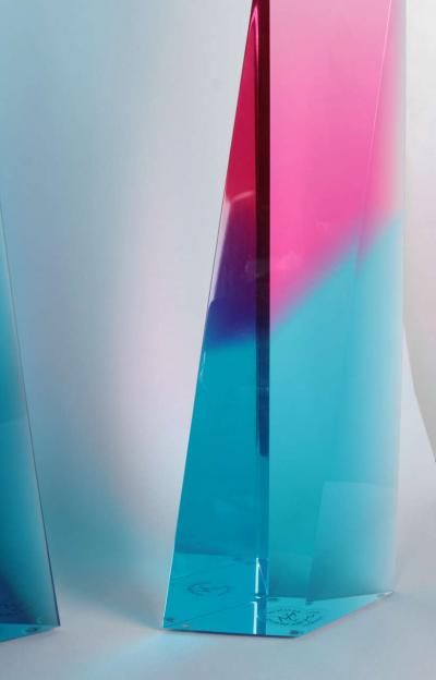 Norman Mercer Norman Mercer Lucite Blade Sculpture
