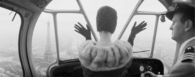 Norman Parkinson Cardin Hat Over Paris 1960