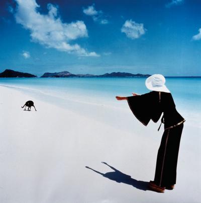Norman Parkinson Model Apollonia von Ravenstein in the Seychelles