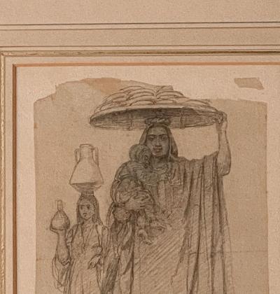 North African Peasant Woman with Child by Gustave Achille Guillaumet