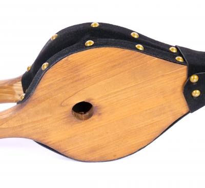 North American Hand Carved Wood Brass Fireplace Bellows