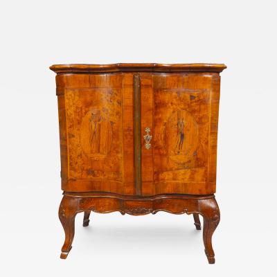 North Italian Walnut Side Cabinet