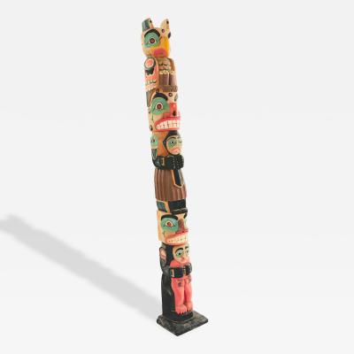 North Western style Carved Totem Pole