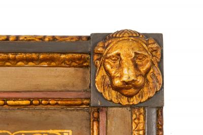 Northern European Neoclassical Painted Antique Pier Mirror 19th Century