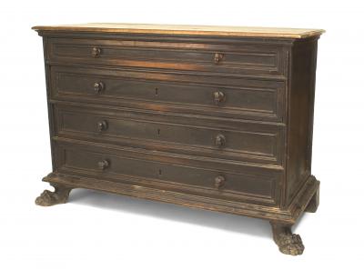 Northern Italian Baroque Walnut Commode