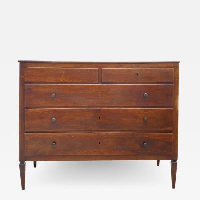 Northern Italian Walnut Commode Circa 1800