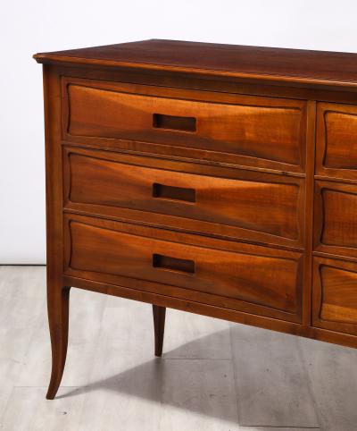 Northern Italian Walnut Commode Italy circa 1950