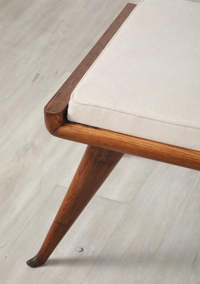 Northern Italian Walnut Long Bench Italy circa 1940