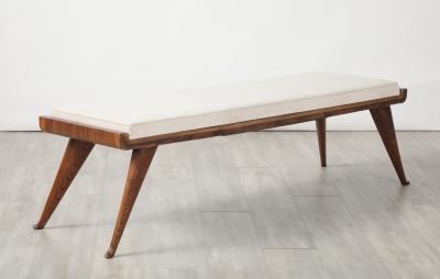 Northern Italian Walnut Long Bench Italy circa 1940