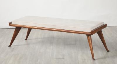 Northern Italian Walnut Long Bench Italy circa 1940