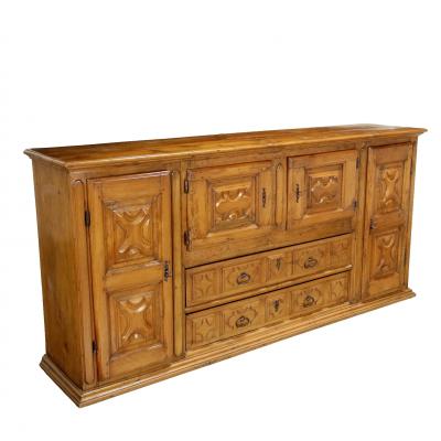 Northern Italian Walnut credenza Circa 1800