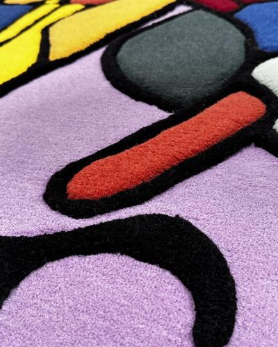 Norval Morrisseau Astral Thunderbird Wall Hanging Tapestry Signed 1970