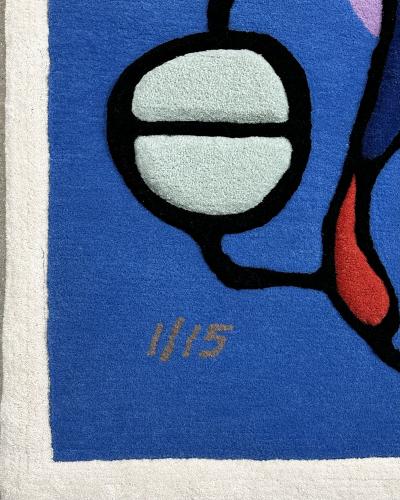 Norval Morrisseau Astral Thunderbird Wall Hanging Tapestry Signed 1970