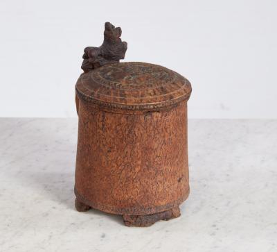 Norwegian Burlwood Tankard dated 1707