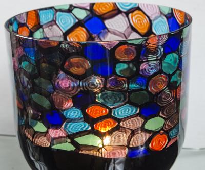 Noti Massari Very Large 20th Century Multicolor Uplight by Noti Massari