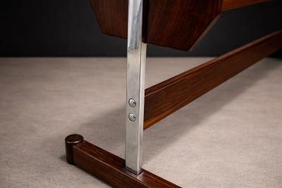 Novo Rumo Bar in Hardwood Metal Novo Rumo 1960s