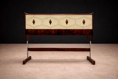 Novo Rumo Bar in Hardwood Metal Novo Rumo 1960s