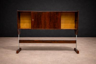 Novo Rumo Bar in Hardwood Metal Novo Rumo 1960s