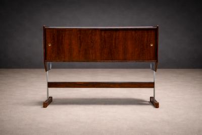 Novo Rumo Bar in Hardwood Metal Novo Rumo 1960s