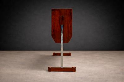 Novo Rumo Bar in Hardwood Metal Novo Rumo 1960s