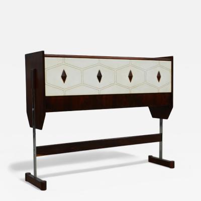 Novo Rumo Bar in Hardwood Metal Novo Rumo 1960s Lot 130A