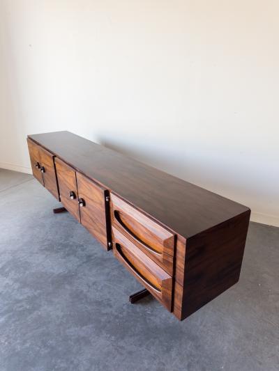 Novo Rumo Brazilian Rosewood Sideboard by Novo Rumo 1965