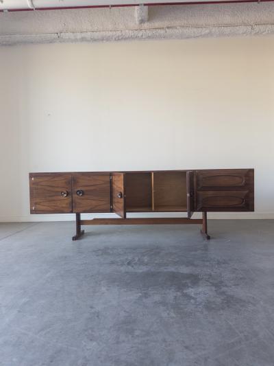 Novo Rumo Brazilian Rosewood Sideboard by Novo Rumo 1965