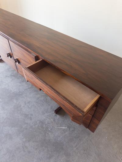 Novo Rumo Brazilian Rosewood Sideboard by Novo Rumo 1965