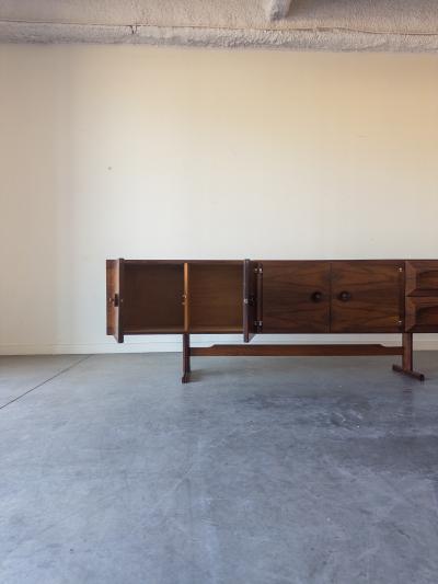 Novo Rumo Brazilian Rosewood Sideboard by Novo Rumo 1965