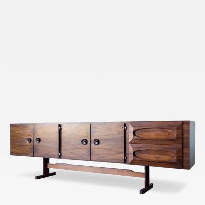 Novo Rumo Brazilian Rosewood Sideboard by Novo Rumo 1965