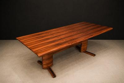 Novo Rumo Dining Table in Cavi na Wood by Novo Rumo Brazilian Modern 1960s