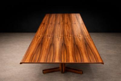 Novo Rumo Dining Table in Cavi na Wood by Novo Rumo Brazilian Modern 1960s