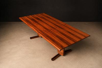 Novo Rumo Dining Table in Cavi na Wood by Novo Rumo Brazilian Modern 1960s