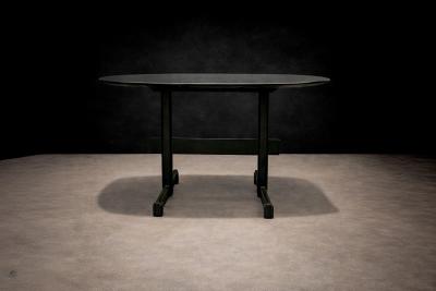 Novo Rumo Extendable Table with Ebony Finish Novo Rumo 1960s