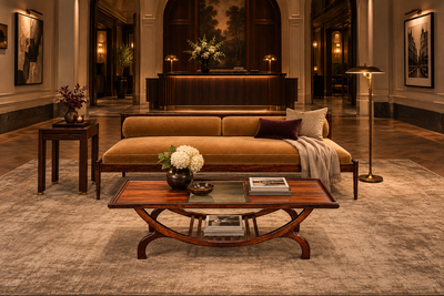 Novo Rumo Sculpted Daybed in Solid Rosewood Mohair by Novo Rumo Brazil Lot 1146