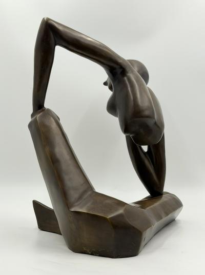 Nubia Liliana M ndez Meditation Limited Edition Bronze Sculpture Colombia 05