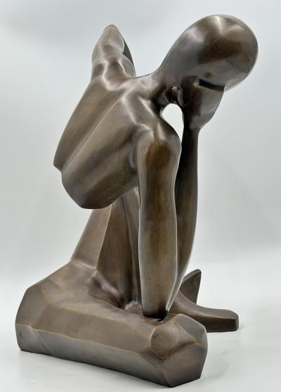 Nubia Liliana M ndez Meditation Limited Edition Bronze Sculpture Colombia 05