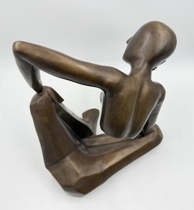 Nubia Liliana M ndez Meditation Limited Edition Bronze Sculpture Colombia 05