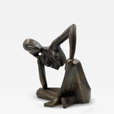 Nubia Liliana M ndez Meditation Limited Edition Bronze Sculpture Colombia 05