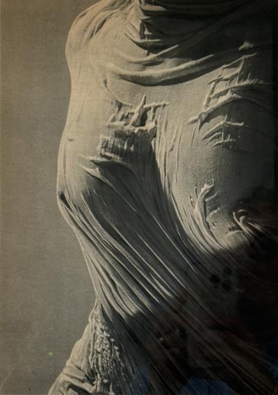 Nude with Wet Drapery Vintage Heliogravure by Sylvio Rey 1940