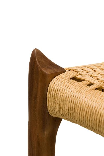 Nuno Walnut Dining Chair with Cord Seat