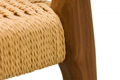 Nuno Walnut Dining Chair with Cord Seat