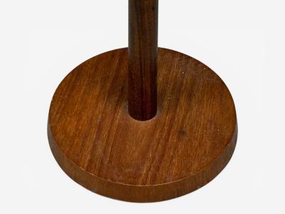 Nybro Armaturfabrik Floor Lamp Wood Metal Fabric Sweden 1940s