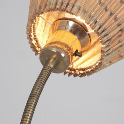 Nybro Armaturfabrik Mid Century Modern Adjustable Floor Lamp Nybro Armaturfabrik NAF Sweden 1950s