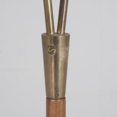 Nybro Armaturfabrik Mid Century Modern Adjustable Floor Lamp Nybro Armaturfabrik NAF Sweden 1950s