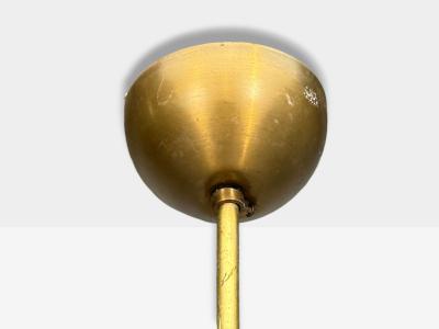 Nybro Armaturfabrik Pendant Light Brass Metal Sweden 1950s