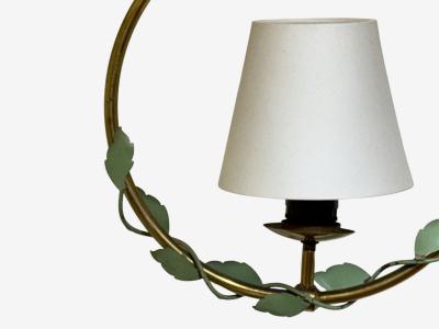 Nybro Armaturfabrik Swedish Modern Brass Metal Pendant Light Sweden 1950s